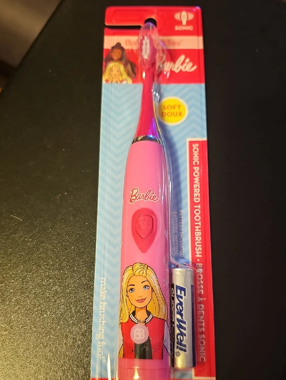 Barbie Soft Sonic Kids Toothbrush